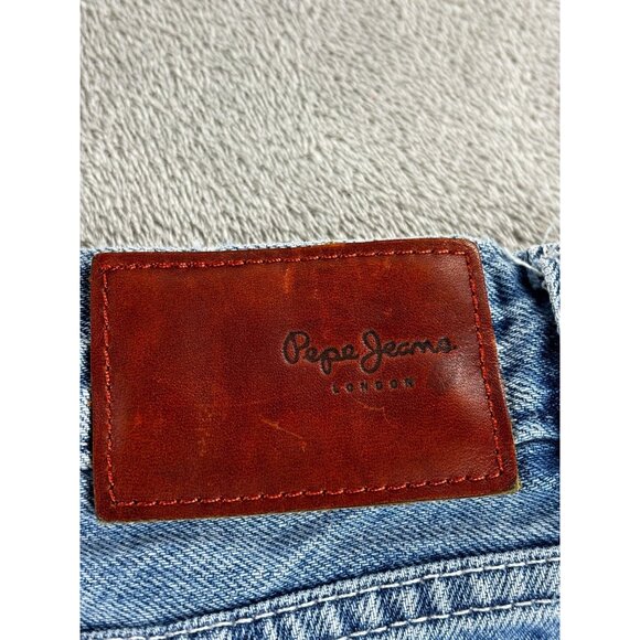 Pepe Jeans London Mens Relaxed Fit Regular Waist Denim Size 38/32 Skater Y2k Hip - Picture 6 of 10